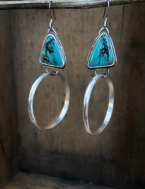 Kingman Hoop Dangle Earrings