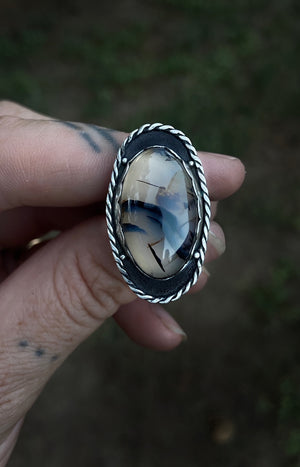 Montana Agate Ring - Size 7.25