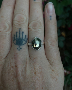 Pyrite Ring - Size 7.5